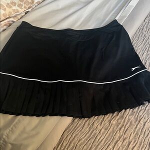 Slazenger Black Golf Skort with White Trim